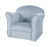 roba Poltrona per Bambini Lil Sofa Turchese, Imbottita con braccioli, Rivestita in Velluto Azzurro, 43 x 51 x 40 cm, 1 Stück (1er Pack)