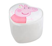 roba Pouf per Bambini Peppa Pig - a Forma di Cuore - Rivestimento in Velluto - S