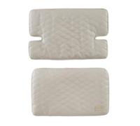 roba Riduttore per seggiolone 2 pezzi “Greyish trapuntato” - Accessorio per seggiolone “Nature Up” - Cuscino imbottito lavabile - Da 6 mesi - Beige
