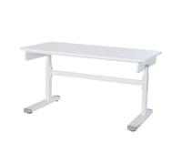 roba Scrivania per bambini Basic bianca regolabile in altezza 110x60 cm | Scrivania ergonomica per bambini, regolabile in altezza da 62 a 78 cm, struttura stabile per la cameretta.