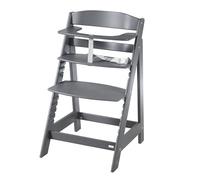 roba Seggiolone Pappa per Bambini e Neonati Sit Up Click 'N' Flex - Evolutivo - Robusto ed Ergonomico - Legno Laccato Antracite