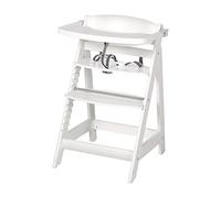 ROBA - Seggiolone Sit Up FUN - Incl. tavolo da pranzo e appendiabiti - Cresce con il bambino - Bianco - SPEDIZIONE GRATUITA