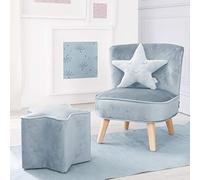 Roba - Set di mobili per bambini 'Lil Sofa' composto da divano per bambini, poltrona, cuscino decorativo nuvola