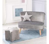Roba - Set di mobili per bambini 'Lil Sofa' composto da divano per bambini, poltrona, cuscino decorativo nuvola