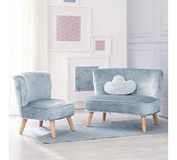 Roba - Set di mobili per bambini 'Lil Sofa' composto da divano per bambini, poltrona, cuscino decorativo nuvola
