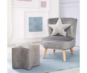 Roba - Set di mobili per bambini 'Lil Sofa' composto da divano per bambini, poltrona, cuscino decorativo nuvola
