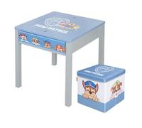 roba Set di Sedute per Bambini Paw Patrol - Tavolo con Piano Reversibile + Sgabe
