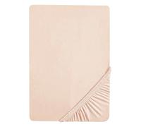 roba Spannbettlaken 60 x 120-70 x 140 cm Frosty Almond - Bettlaken für Baby & Kinderbetten - Bio Baumwolle - GOTS und Oeko-Tex Standard 100 - Beige