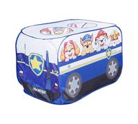 roba Tenda da Gioco Pop-Up Paw Patrol - a Forma di Bus - Piegatura Automatica - con Borsa da Trasporto - Stanghe in Metallo - da 24 Mesi a 5 Anni - Bianco e Blu