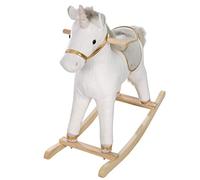 roba Unicorno a dondolo, Imbottito, 63 x 31 x 73 cm, Da 24 mesi in su, Bianco