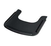 roba Vassoio per Seggiolone Sit Up Flex - con Sistema a Clic - Montaggio Rapido - con Bordo Rialzato - per Mangiare e Giocare - Legno Laccato Nero
