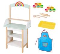 roba x Play-Doh Gelateria - Giocattolo in Legno Certificato FSC - 12 Barattoli d