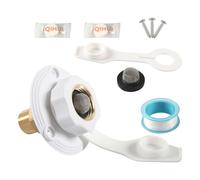Robale Brass City Ingresso Acqua Entrate Portatile Ottone Flange 3/4in Femmina A 1/2 Pollice Maschio