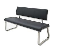Robas Lund Arco Panca, Nero, B/H/T: Ca. 155 x 86 x 59 cm