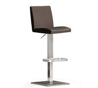 Robas Lund Lo.PES - Sgabello da Bar Girevole a 180°, Regolabile in Altezza, Colore: Marrone