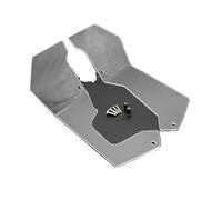 ROBAUN Alettone per moto Accessori moto Fit for HON-DA VFR1200X Crosstourer Parabrezza laterale Parabrezza deflettore del vento 2012-2015 (colore: bianco)
