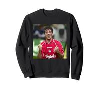 Robbie Fowler segna la Finale della Coppa di Calcio Liverpool V Alaves Felpa
