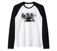 Robbie Robertson Bob Dylan & Il Chitarrista della Band AJ Barratt Maglia con Maniche Raglan