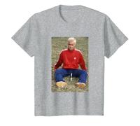 Robbie Williams di Take That nel 1995 di Andy Willsher Maglietta, Bambini, Grigio Melange, 2 Anni