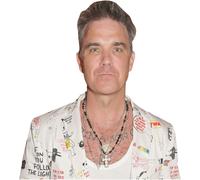 Robbie Williams (White Outfit) Ritaglio di buddy a metà corpo