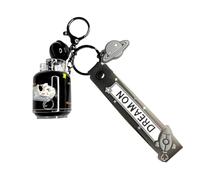 RobbiN Portachiave 2 Pezzi Acrilico Astronauta Portachiavi, Zaino, Borsa, Portachiavi, Portachiavi Auto