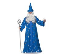 Robe Da Mago Celestiale - Costume Adulto Blu