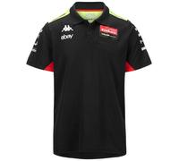 Kappa Robe Polo Acrazon Adulto Pertamina Enduro Moto GP Ufficiale Uomo Nero, Nero, L