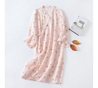 Robe Kimono Giapponesi Per Donne In Pesca Pigiama Notturno Cardigan