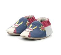 Robeez Magic Rabbit, Pantofola Ragazzo, blu grigio, 17/18 EU