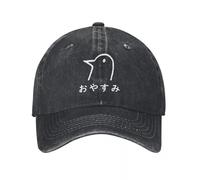 ROBEIUO Buonanotte Punpun Oyasumi Punpun Manga Distressed Washed Casquette Cappellini da Baseball Donna Uomo Cappelli Estivi Casual Personalizzati