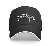 ROBEIUO Cappello Uomo Calisthenics (Logo Bianco) Un Berretto da Baseball