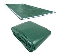 Robelle Copertura Invernale Professionale per Piscine interrate, 4,9 x 9,8 m, Copertura da 6,4 x 11,3 m, Tinta Unita, 30,5 x 30,5 cm, 104,9 g/yd2, Stile: 371632R