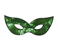 Robelli Donna/Ragazze luccicante Verde edera Maschera