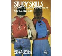Robert A. Carman W. Royce Adams Study Skills (Tascabile)