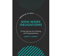 Robert A. Stebbins Non-Work Obligations (Copertina rigida) Emerald Points