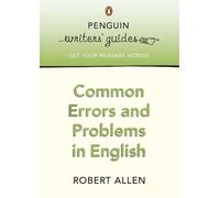 Robert Allen Common Errors and Problems in English (Tascabile)