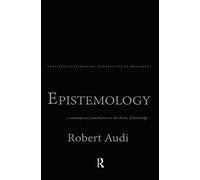 Robert Audi Epistemology (Copertina rigida)