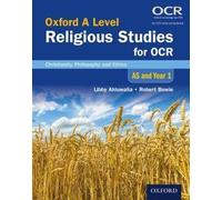 Robert Bowie Li Oxford A Level Religious Studies for OCR: AS and Yea (Tascabile)