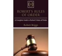 Robert Briggs Robert's Rules of Order (Copertina rigida)