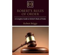 Robert Briggs Robert's Rules of Order (Tascabile)