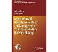 Robert Burks Wi Applications of Operations Research and Management S (Tascabile)