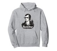 Robert Burns "RockStar" Poeta Design Felpa con Cappuccio
