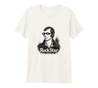 Robert Burns Rockstar Poeta Design Maglietta Premium