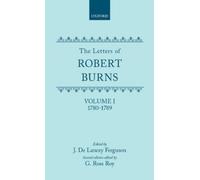 Robert Burns The Letters: I. 1780-1789 (Copertina rigida)