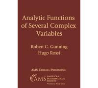 Robert C. Gunning Hugo R Analytic Functions of Several Complex Varia (Tascabile)