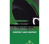 Robert C. Stalnaker Context and Content (Tascabile)