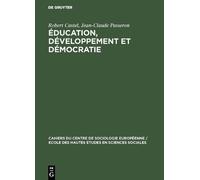 Robert Castel Jean-Claude Pa Éducation, développement et démo (Copertina rigida)