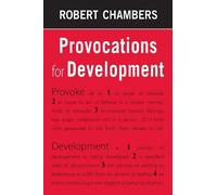 Robert Chambers Provocations for Development (Copertina rigida)