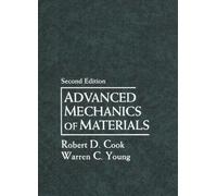 Robert Cook Warren Young Advanced Mechanics of Materials (Tascabile)