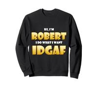 Robert Costume IDGAF Funny Meme Halloween Robber Costume Rob Felpa